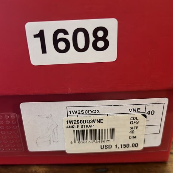 Valentino Garavani Patent Leather Tan-Go Platform Pumps NEW EU 40 US 10 - Picture 10 of 11